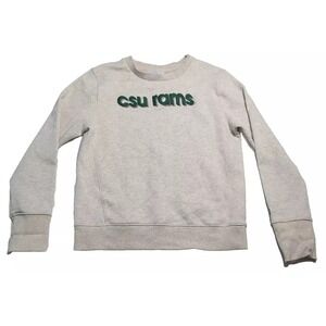 Colorado State Rams Champion Sweatshirt Size Medium Tan